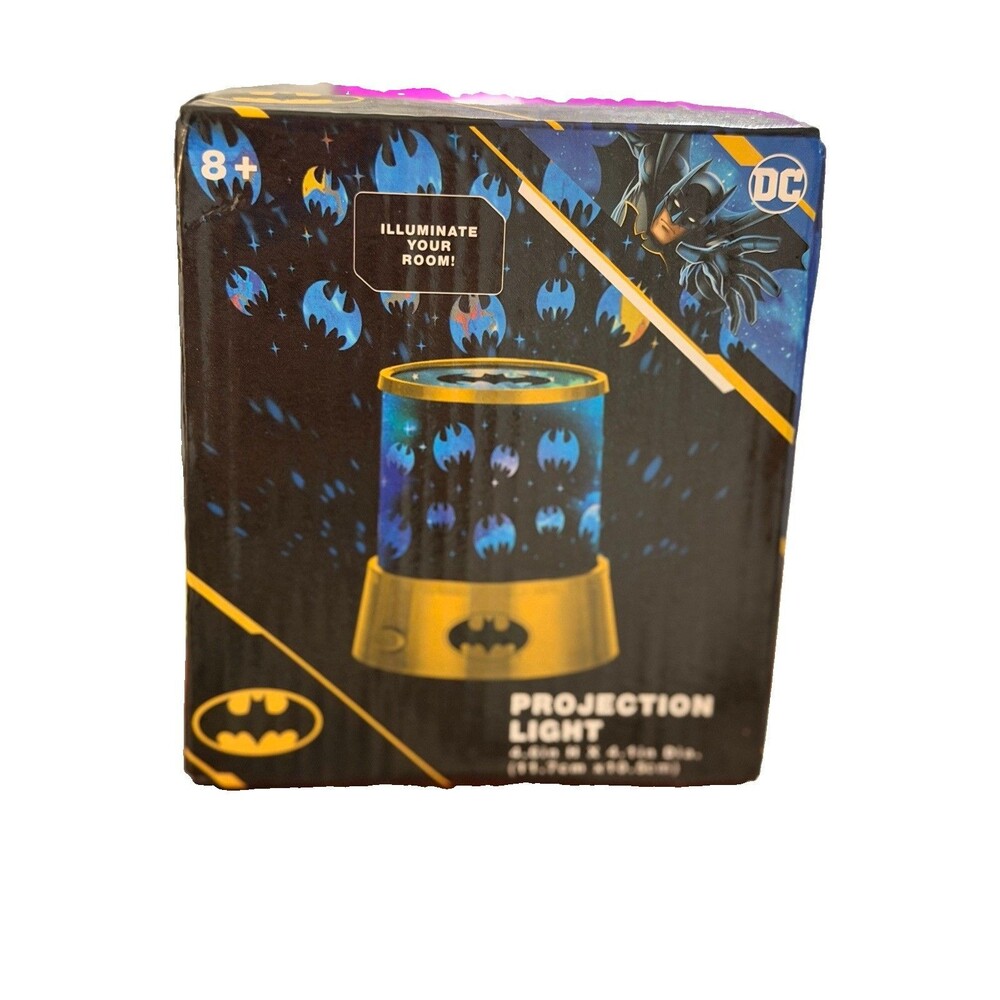 BATMAN DC Projection Light Illuminate Your Room 4.6 x 4.1 inch Brand New
